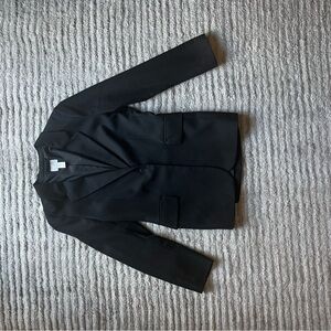 H&M Black Tailored Blazer with Notched Lapels